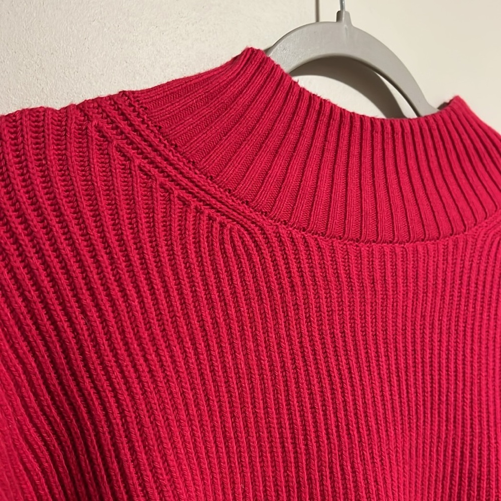 NWT Pink Rose Mockneck Sweater - Picture 2 of 5